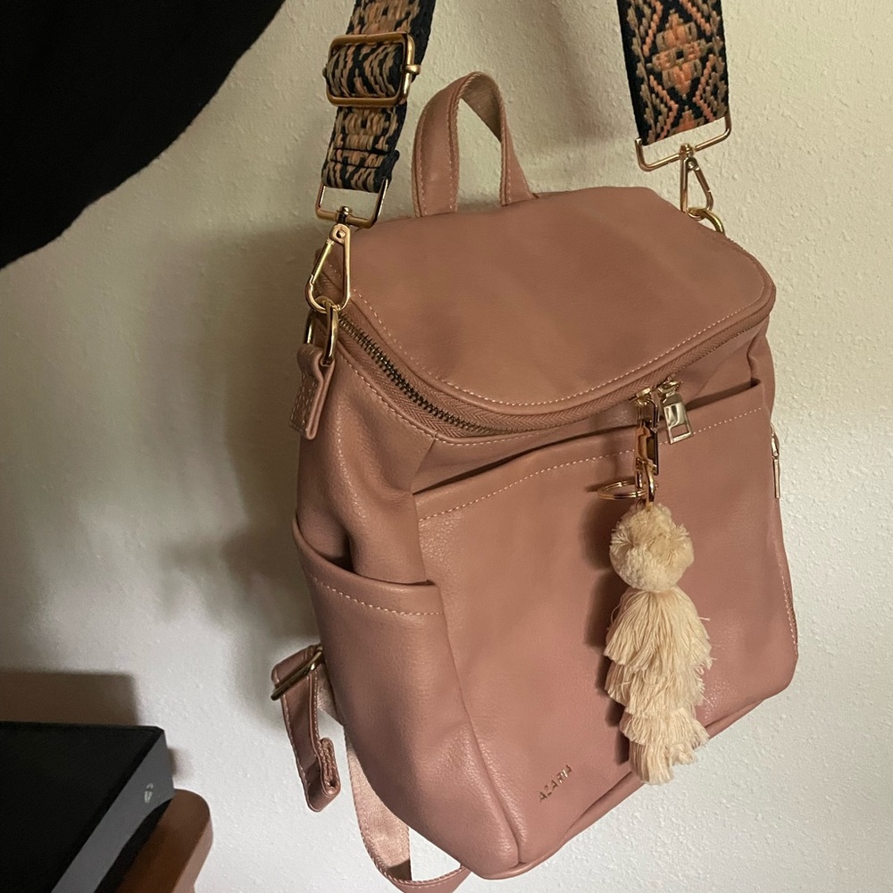 Azaria Diaper Bag- blush color/ petite size